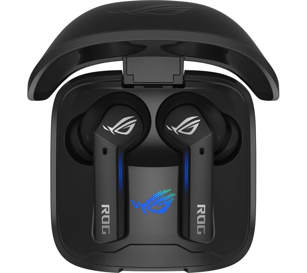 ASUS ROG Cetra Wireless Bluetooth Noise-Cancelling Gaming Earbuds - Black image number 4 of 7