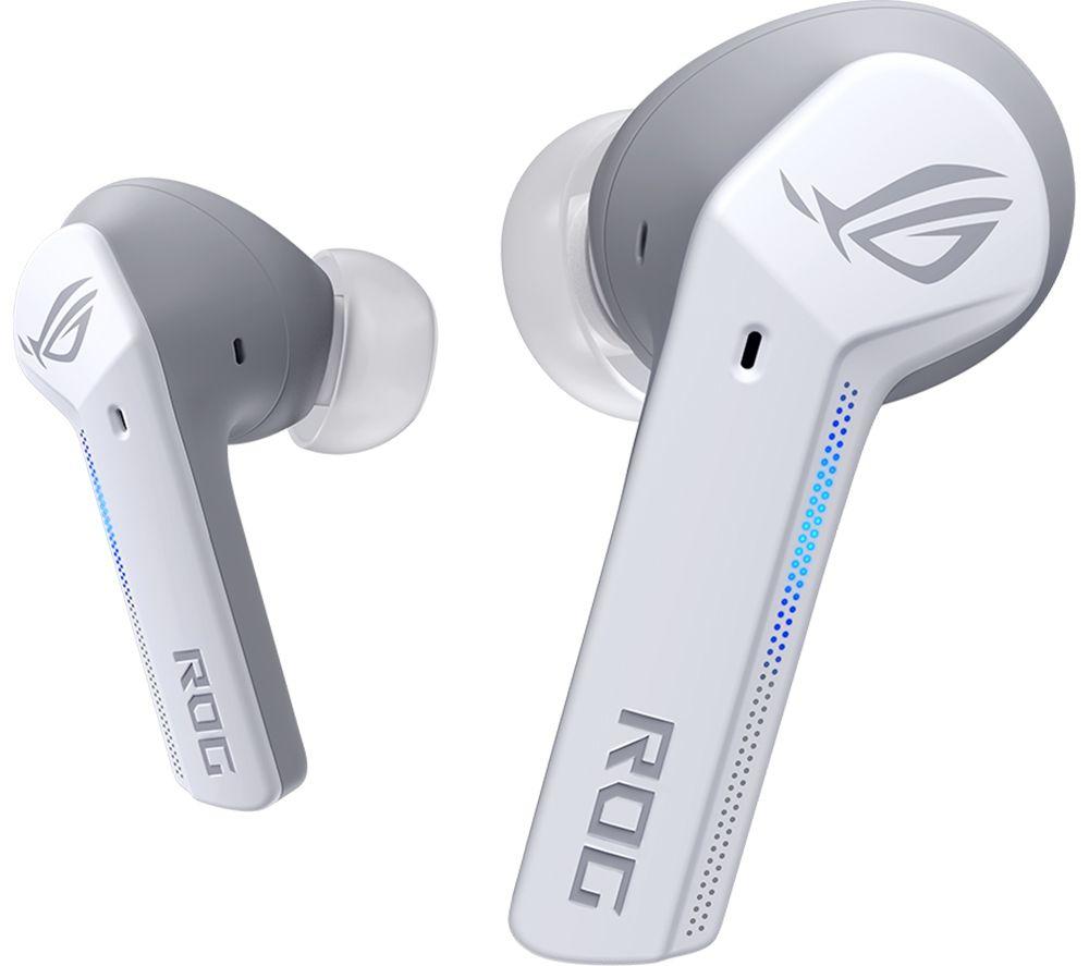 ASUS ROG Cetra Wireless Bluetooth Noise-Cancelling Earbuds ? White, White