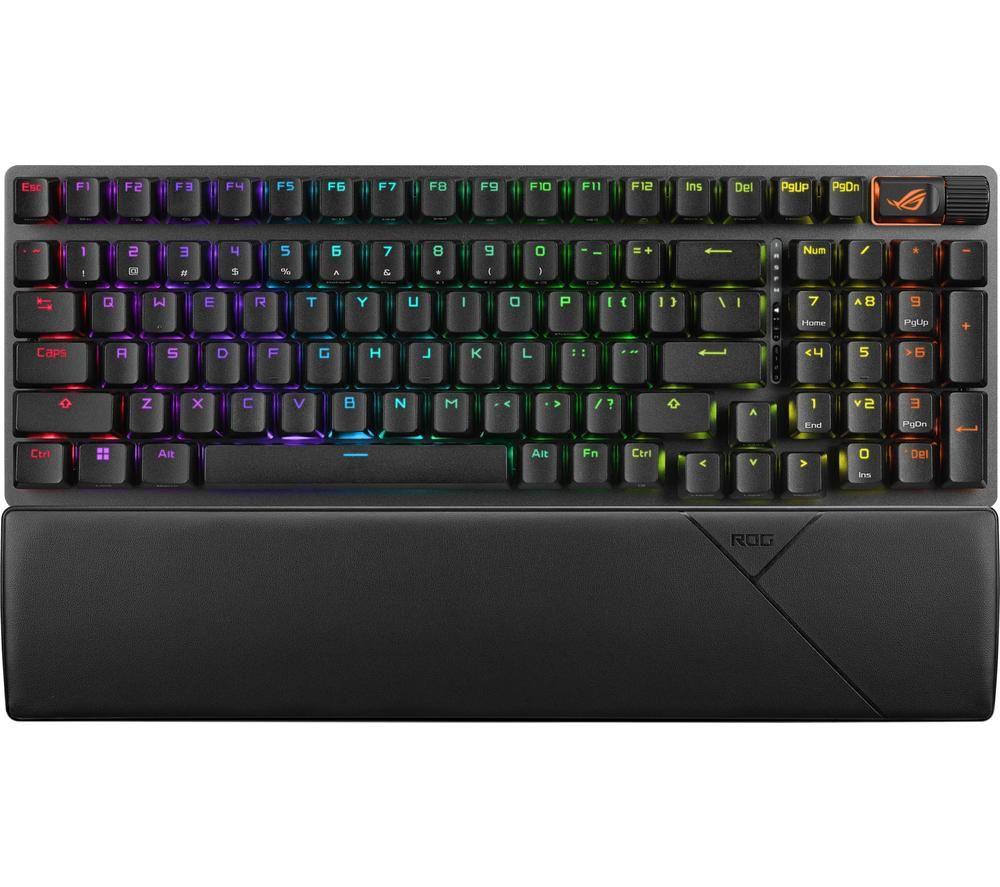 Asus Rog Strix Scope Ii 96 Wireless Mechanical Gaming Keyboard - Black, Black