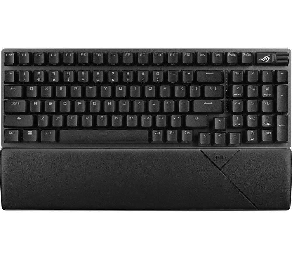 ASUS ROG Strix Scope II 96 Wireless Mechanical Gaming Keyboard - Black image number 3 of 9