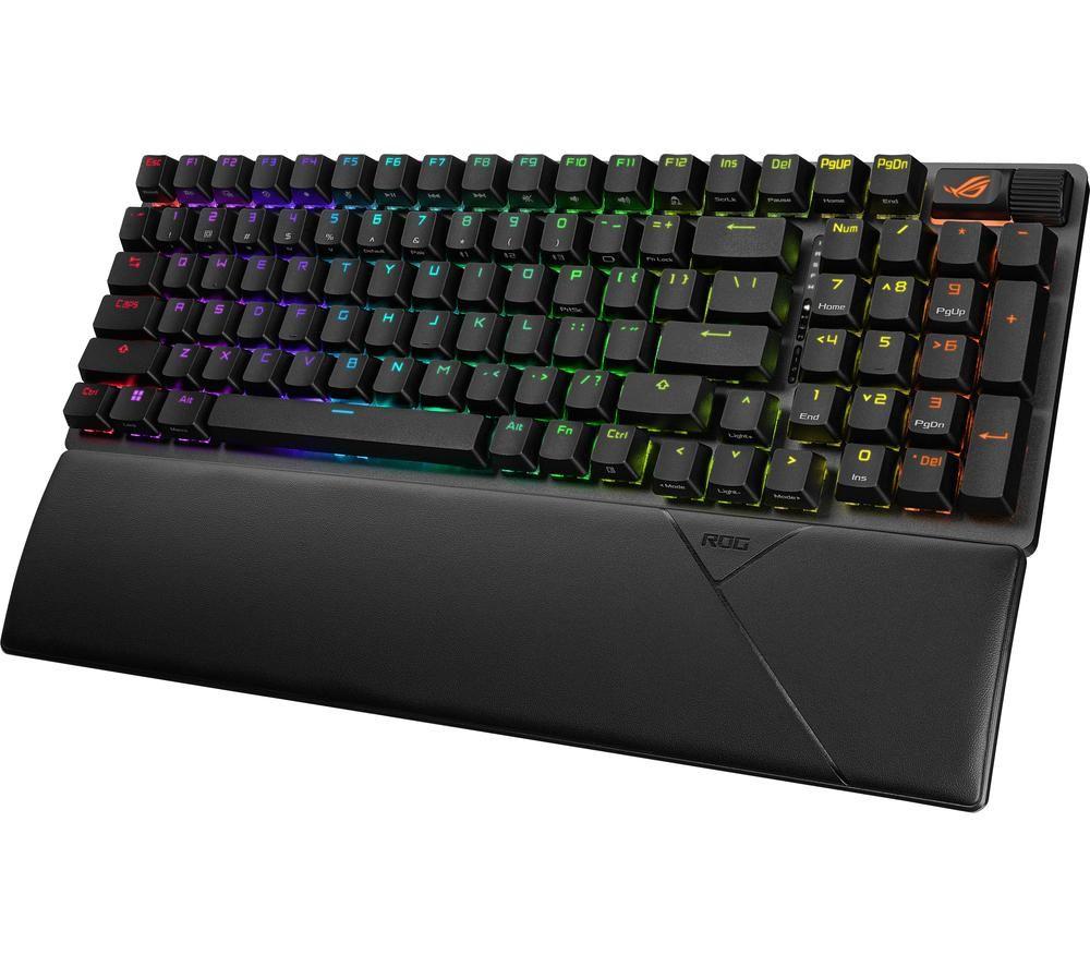 ASUS ROG Strix Scope II 96 Wireless Mechanical Gaming Keyboard - Black image number 6 of 9