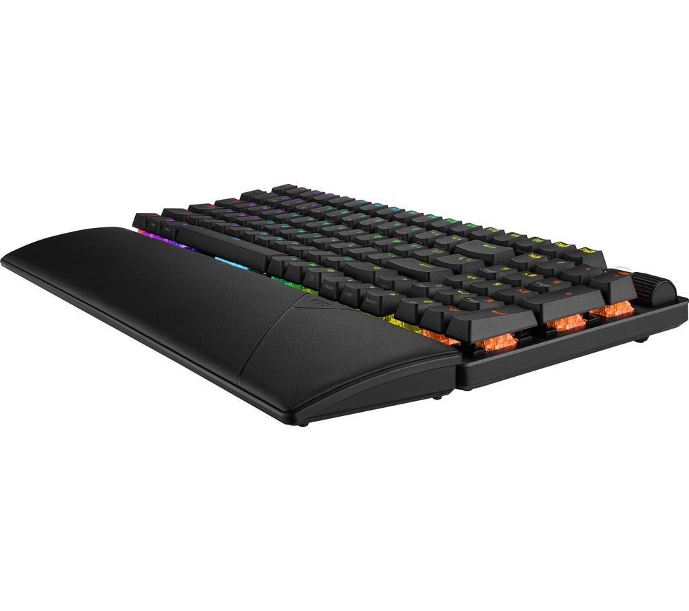 ASUS ROG Strix Scope II 96 Wireless Mechanical Gaming Keyboard - Black image number 7 of 9