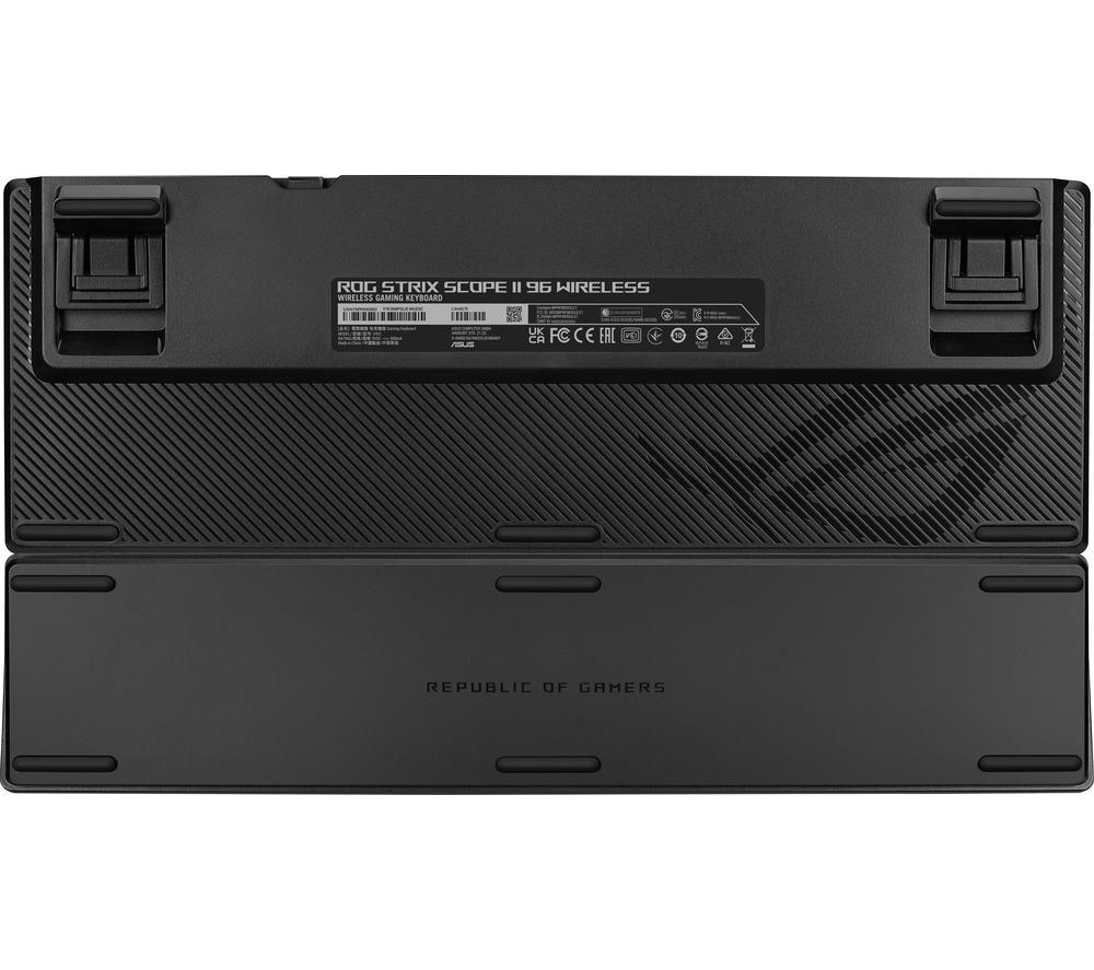 ASUS ROG Strix Scope II 96 Wireless Mechanical Gaming Keyboard - Black image number 9 of 9