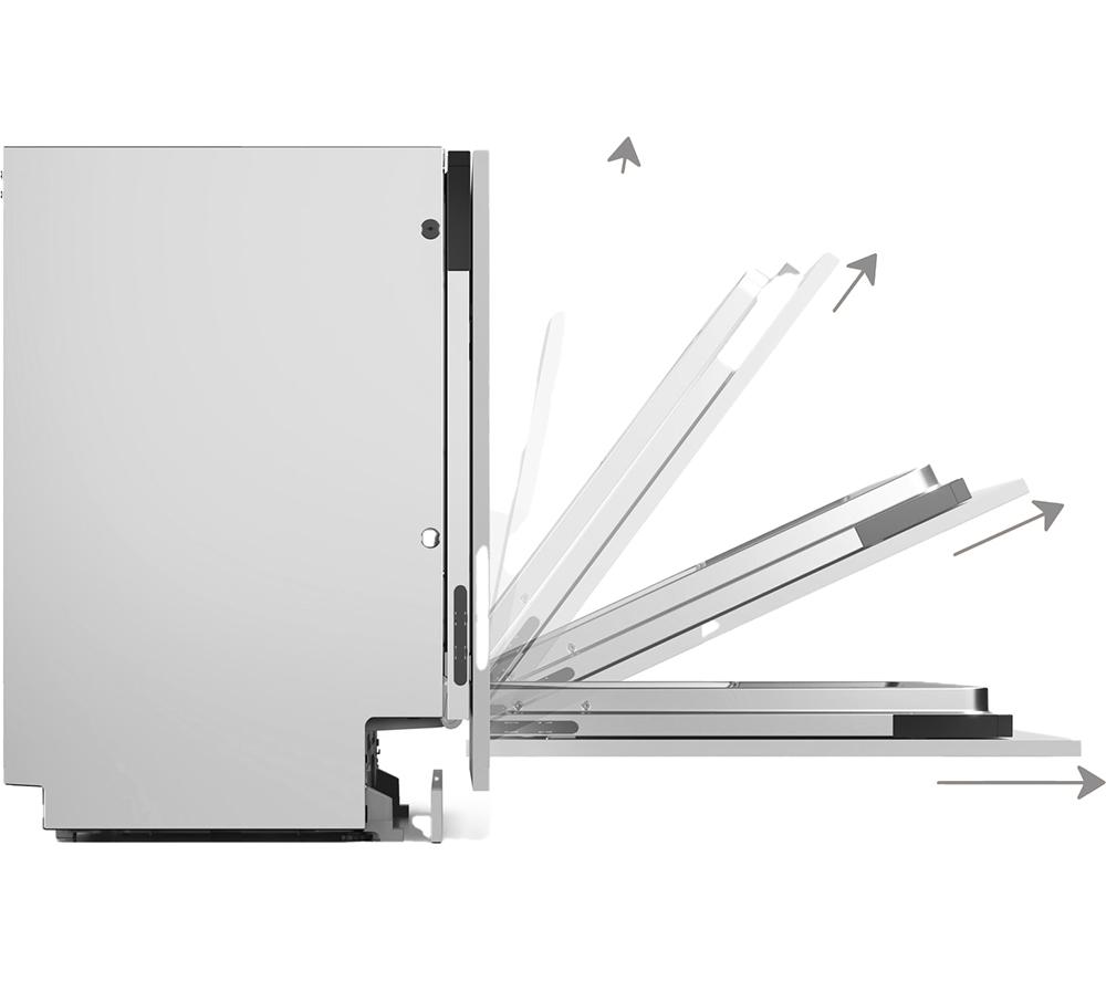 HOTPOINT Hydroforce H8I HT59 LS UK Full-size Fully Integrated Dishwasher image number 14 of 16