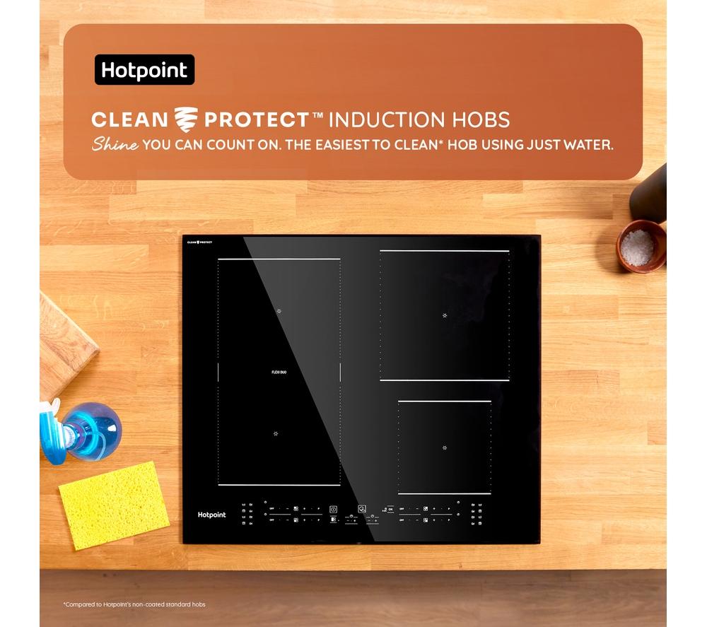 HOTPOINT CleanProtect TB 2560C CPBF 59 cm Electric Induction Hob - Black image number 10 of 13
