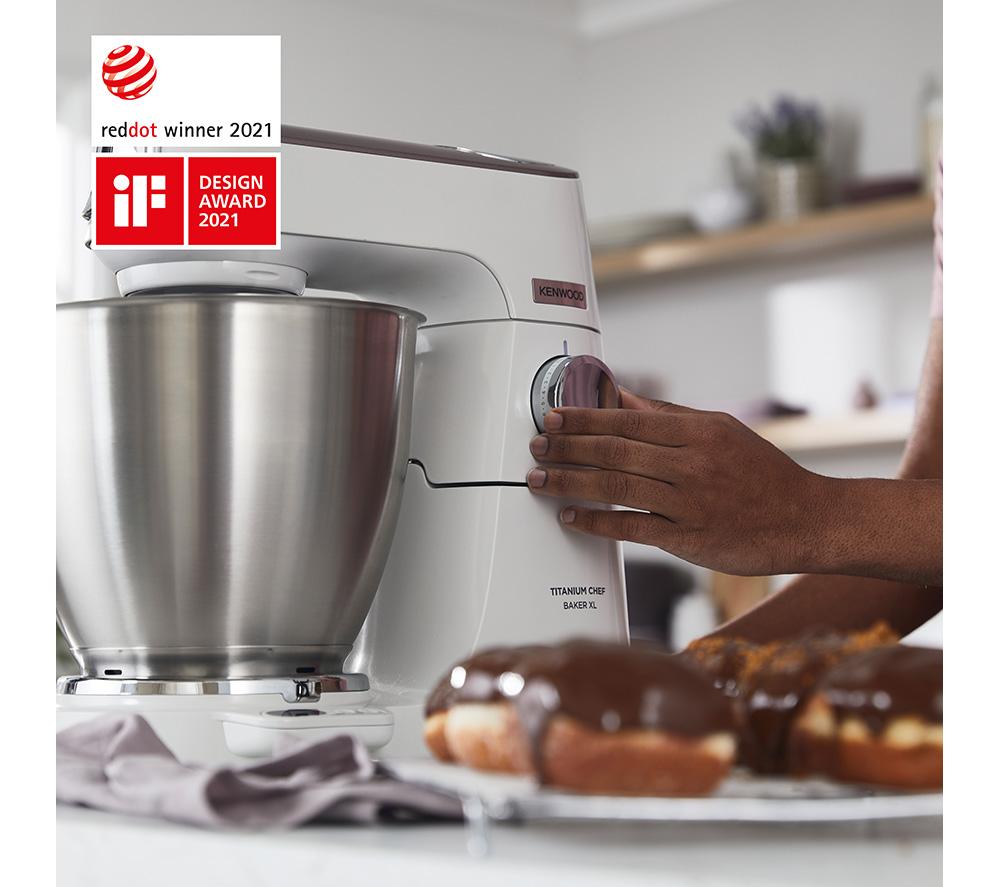 Buy KENWOOD Titanium Chef Baker XL KVL65.001WH Stand Mixer - White