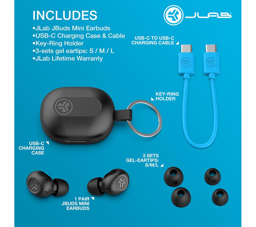 Buy JLAB JBuds Mini Wireless Bluetooth Earbuds Black CurrysIE