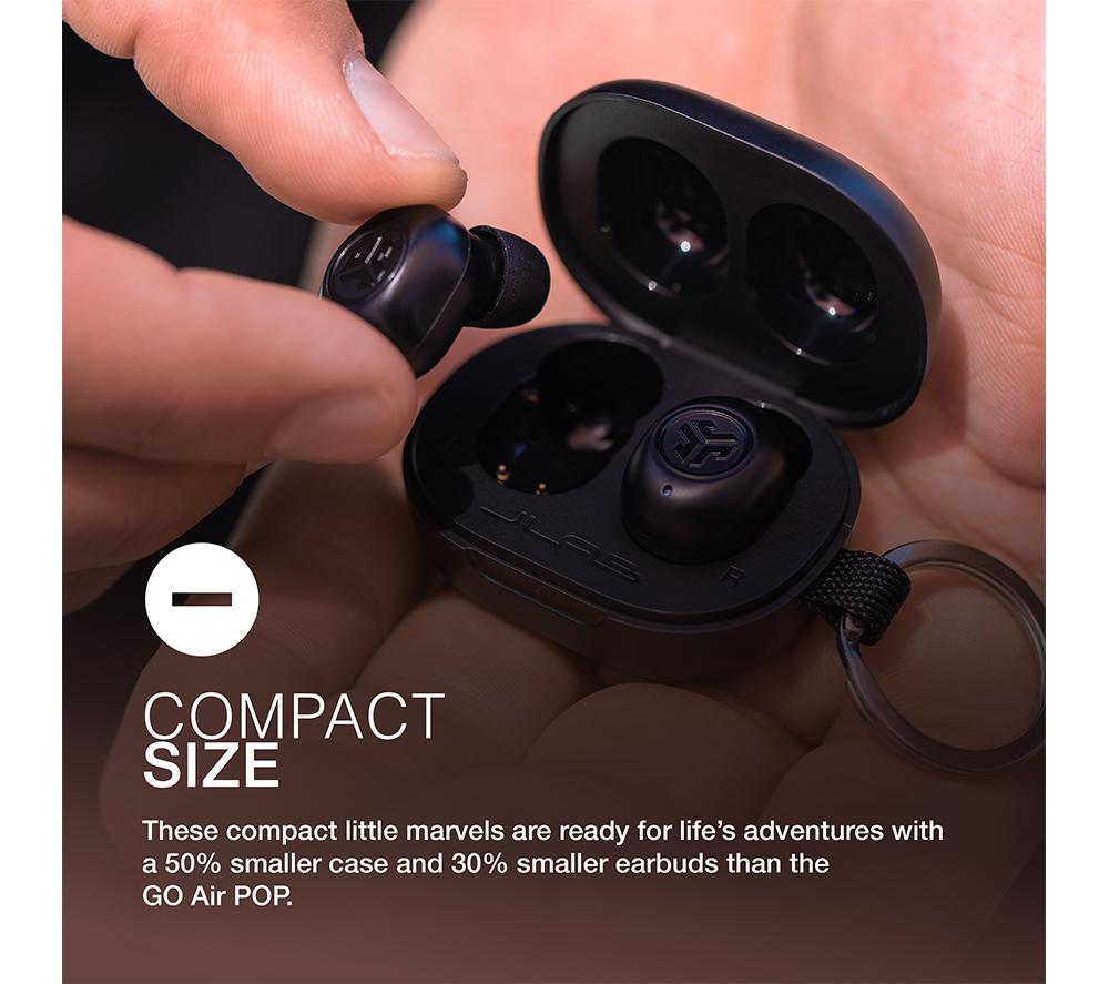 JLAB JBuds Mini Wireless Bluetooth Earbuds - Black image number 3 of 14