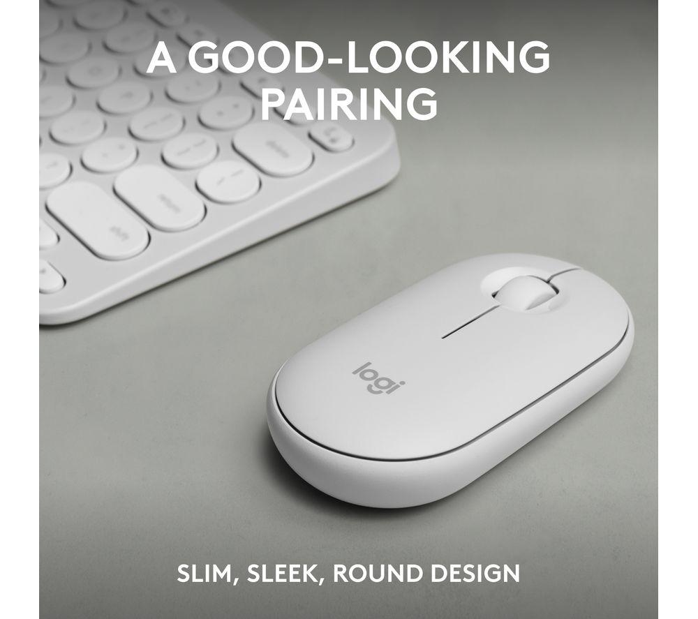 LOGITECH Pebble 2 MK380 Wireless Keyboard & Mouse Set - Offwhite image number 2 of 11