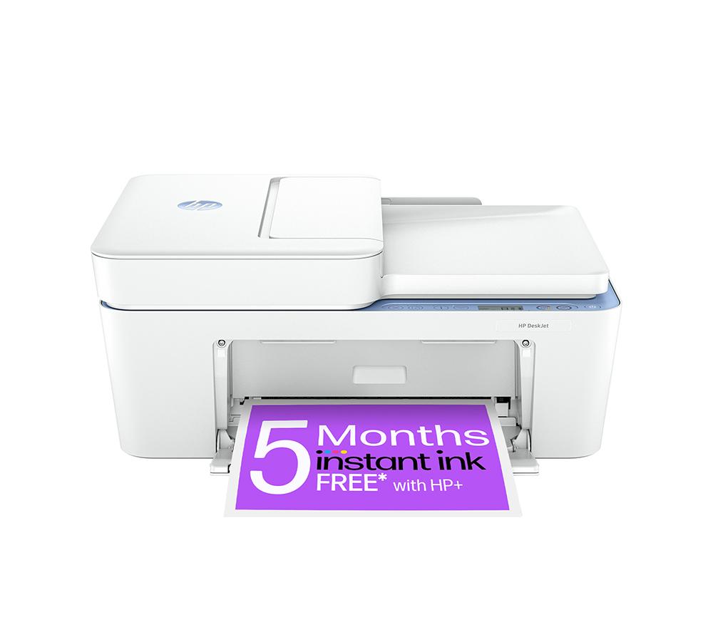 HP DeskJet 4222e All-in-One Wireless Inkjet Printer & Instant Ink with HP, White