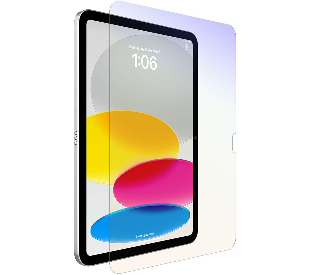 OtterBox Kids Blue Light Alpha Glass Screen Protector for iPad 10.9-Inch (10th gen 2022), Tempered Glass, x2 Scratch Protection, Antimicrobial Protection