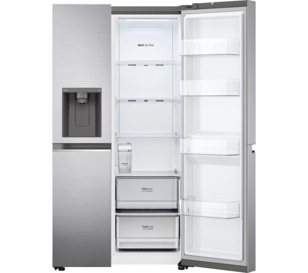 LG GSLD81PZRD NatureFRESH American-Style Smart Fridge Freezer - Shiny Steel image number 9 of 15
