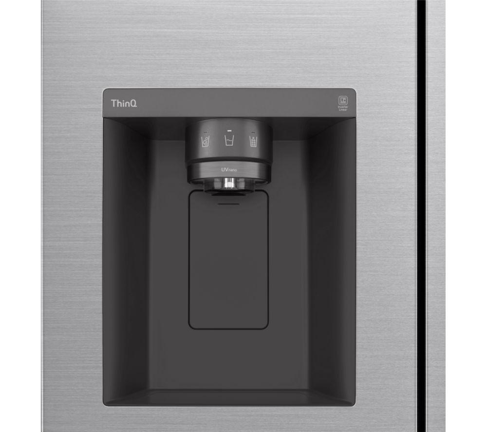 LG GSLD81PZRD NatureFRESH American-Style Smart Fridge Freezer - Shiny Steel image number 11 of 15
