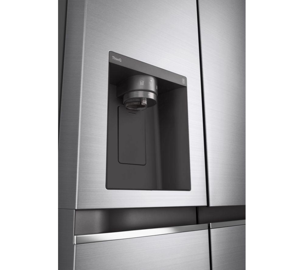 LG GSLD81PZRD NatureFRESH American-Style Smart Fridge Freezer - Shiny Steel image number 12 of 15
