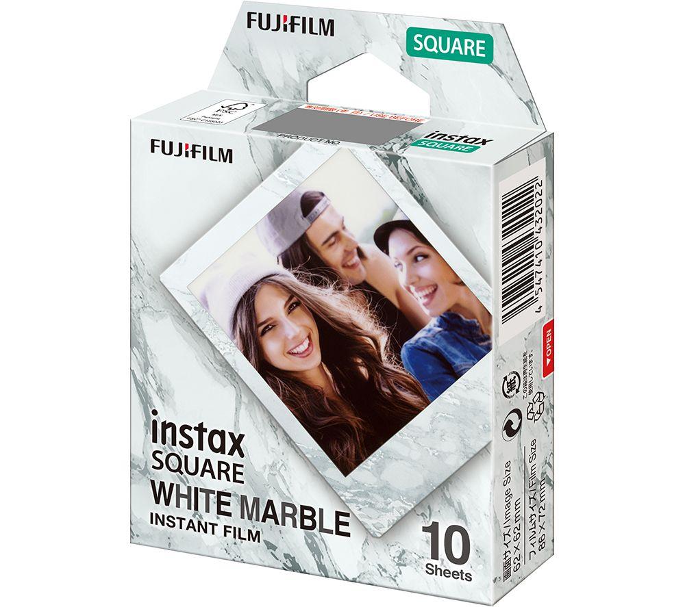 INSTAX Square White Marble Camera Film - 10 Shot Pack image number 2 of 2