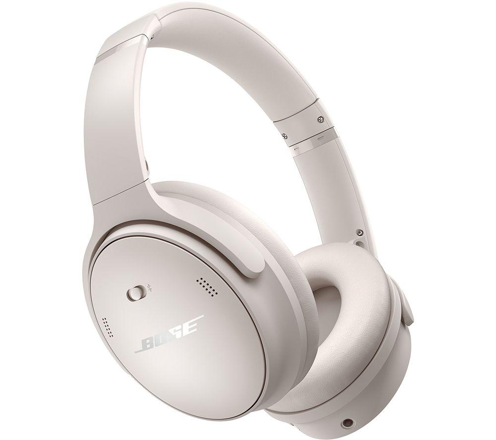 Bose QuietComfort Ultra Wireless Noise Cancelling Bluetooth Headphones,  White Smoke
