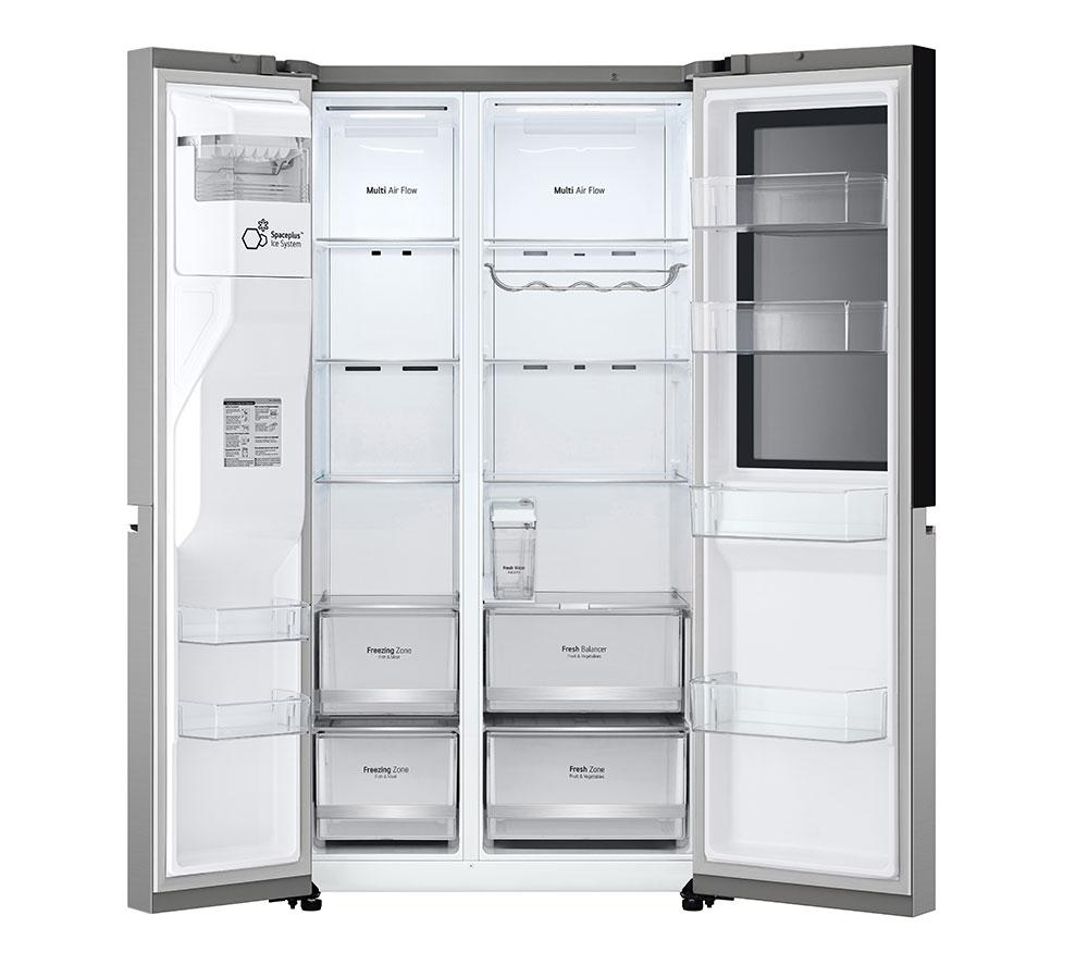 LG InstaView GSGV81PYLL American-Style Smart Fridge Freezer - Prime Silver image number 10 of 17