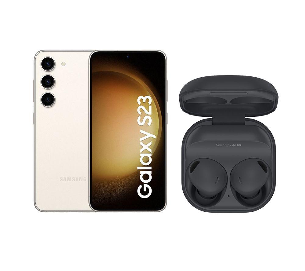 Buy SAMSUNG Galaxy S23 (256 GB, Cream) & Galaxy Buds2 Pro Wireless ...