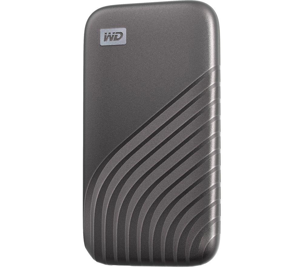 WD My Passport Portable External SSD - 4 TB, Space Grey, Silver/Grey