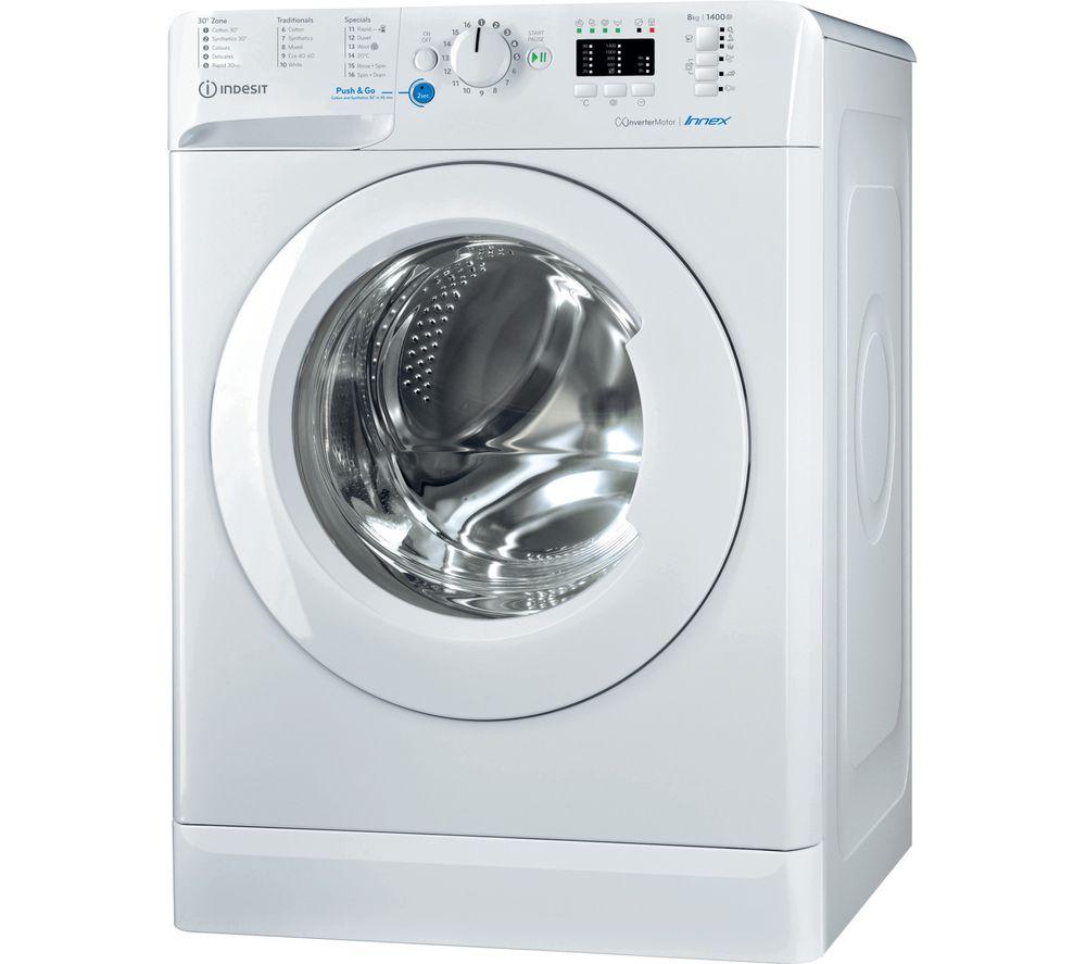 INDESIT BWA 81485X W UK N 8 kg 1400 Spin Washing Machine - White White