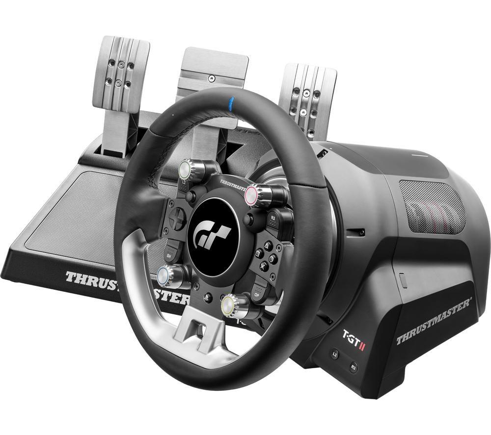 THRUSTMASTER T-GT II Racing Wheel & Pedals - Black