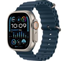 APPLE Watch Ultra 2 Cellular - 49 mm Titanium Case with Blue Ocean Band