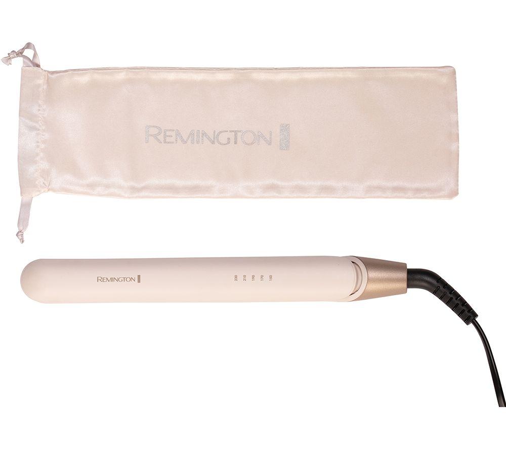 REMINGTON Shea Soft S4740 Hair Straightener - Cream