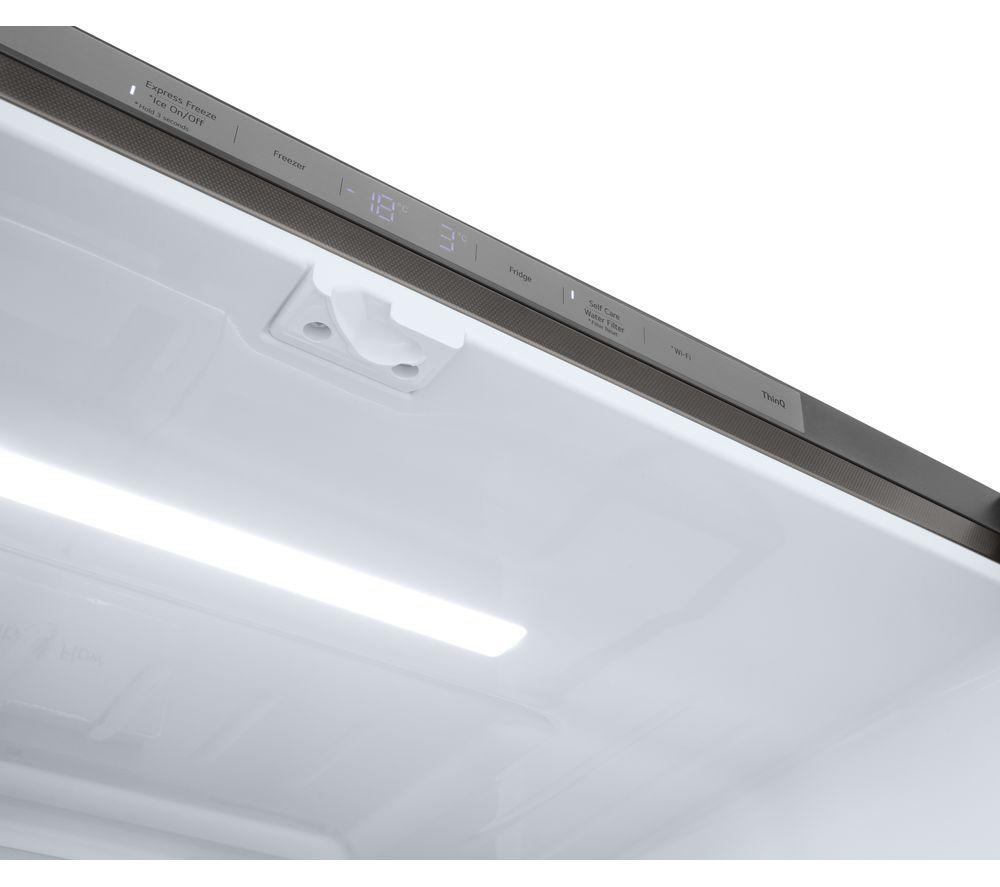 LG NatureFRESH GML960PYFE Slim American-Style Fridge Freezer - Prime Silver image number 4 of 12