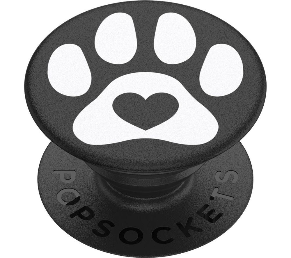 POPSOCKETS PopGrip Swappable Phone Grip - Furever Friends, Black,Patterned