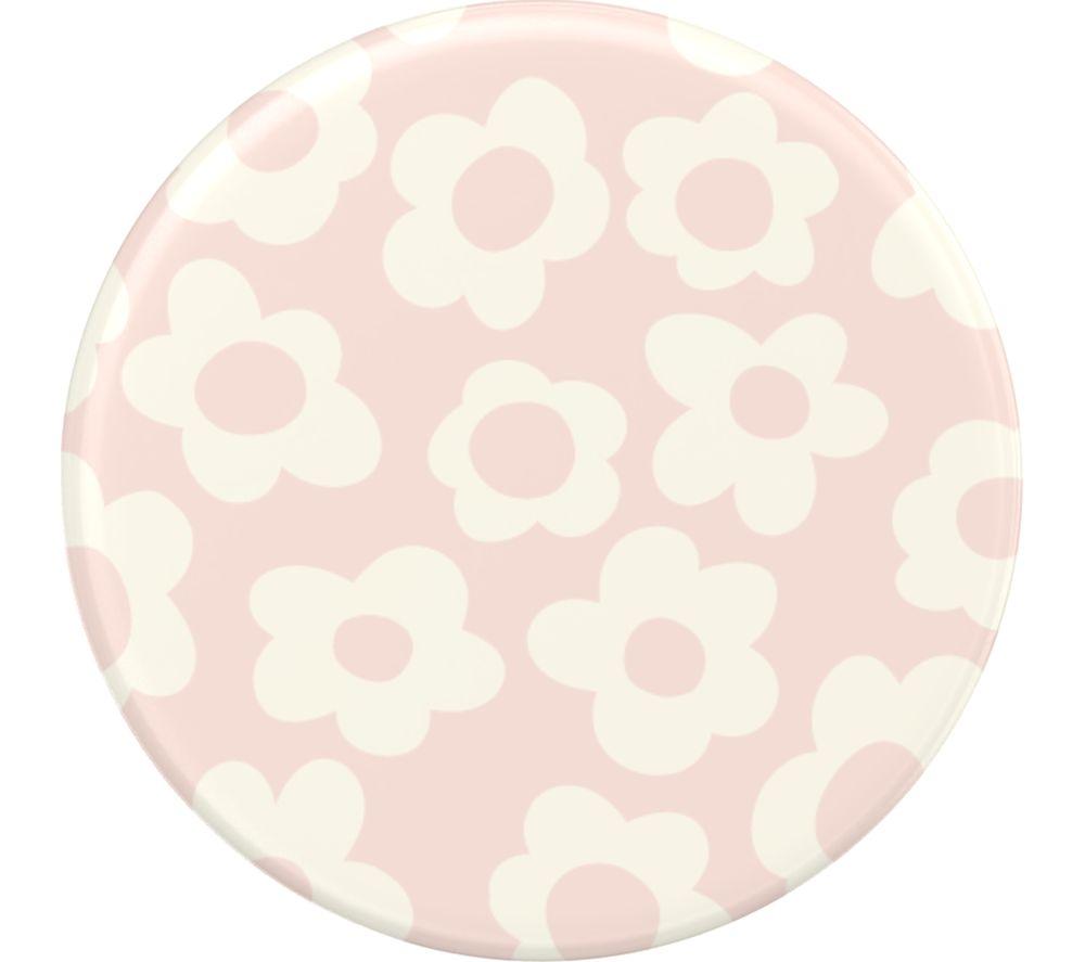 POPSOCKETS PopGrip Swappable Phone Grip - Mod Flowers, Pink,White