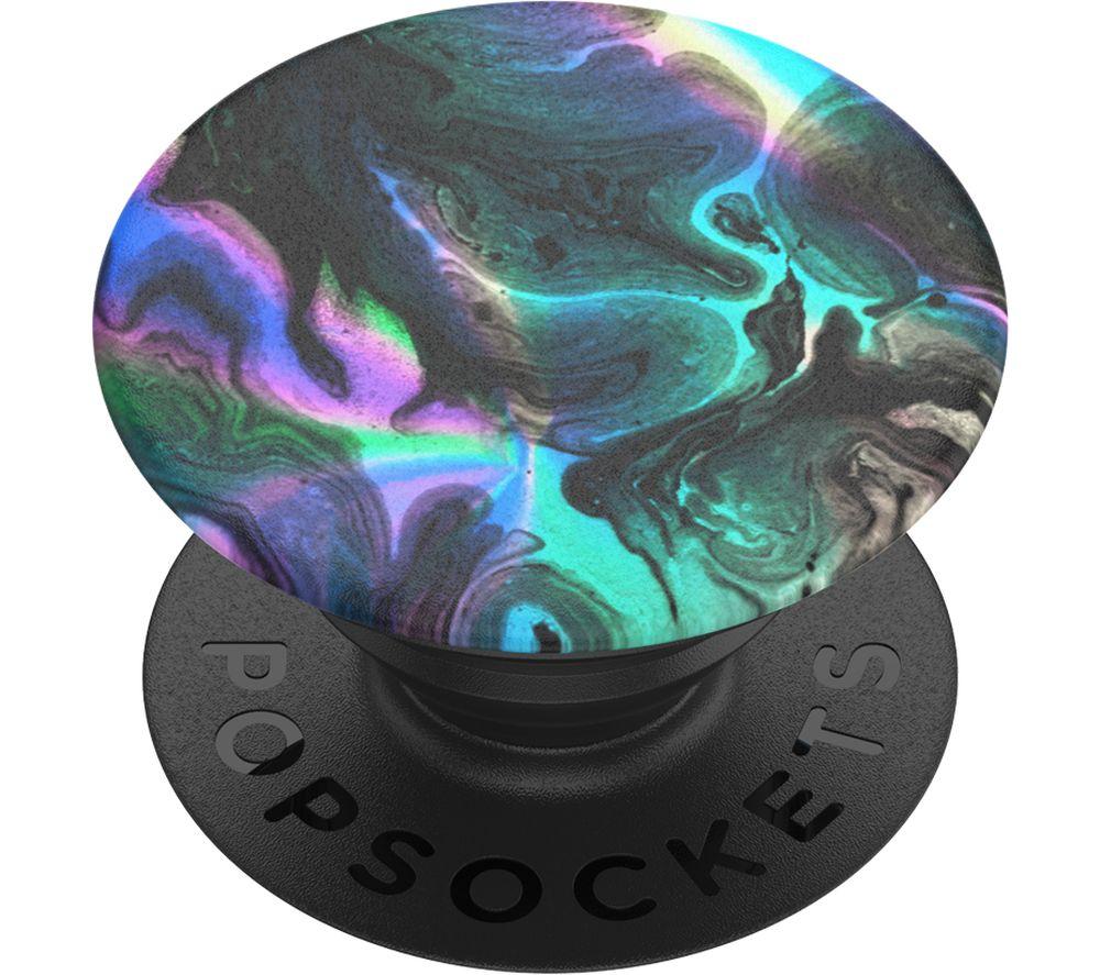 PopSockets: PopGrip - Expanding Stand and Grip with a Swappable Top for Smartphones and Tablets - Oil Agate (Pack of 4)