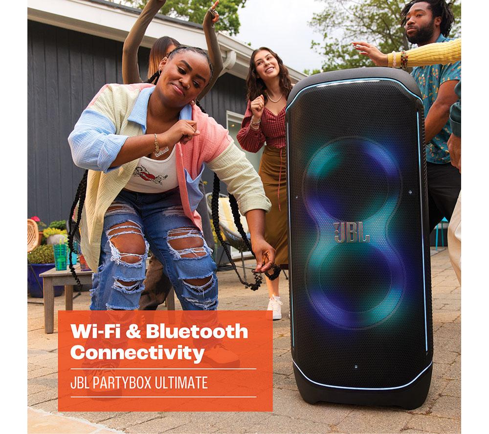 JBL PartyBox Ultimate Portable Wireless Multi-room Speaker - Black image number 4 of 8