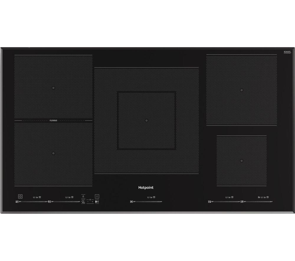 HOTPOINT My Menu TT1090BA 90 cm Electric Ceramic Induction Hob - Black, Black