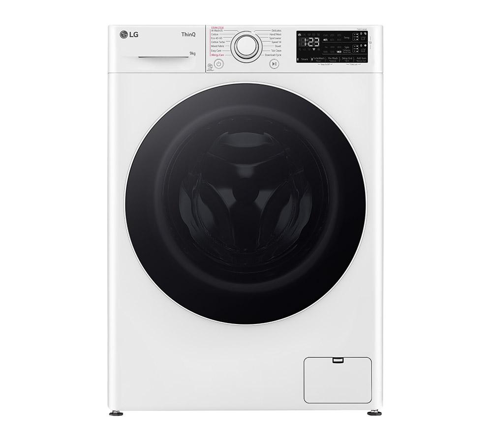 LG EZDispense with TurboWash F4Y509WWLA1 WiFi-enabled 9 kg 1400 Spin Washing Machine - White, White