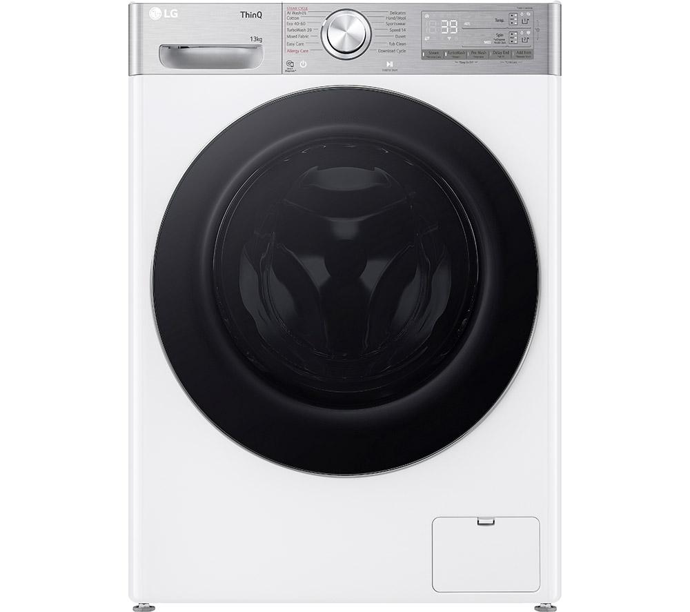 LG EZDispense F4Y913WCTA1 WiFi-enabled 13 kg 1400 Spin Washing Machine - White, White