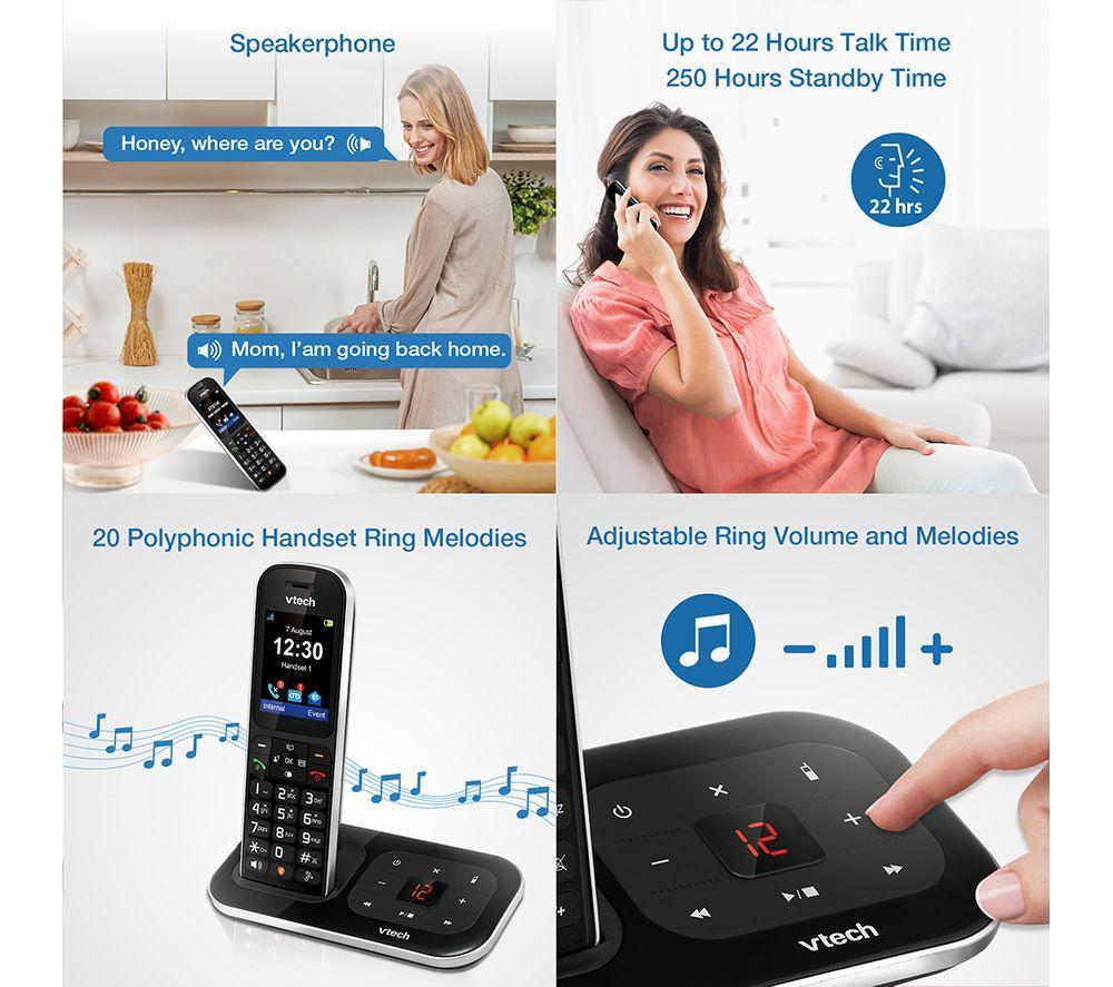 VTECH PS1351 Cordless Phone - Twin, Black image number 6 of 10