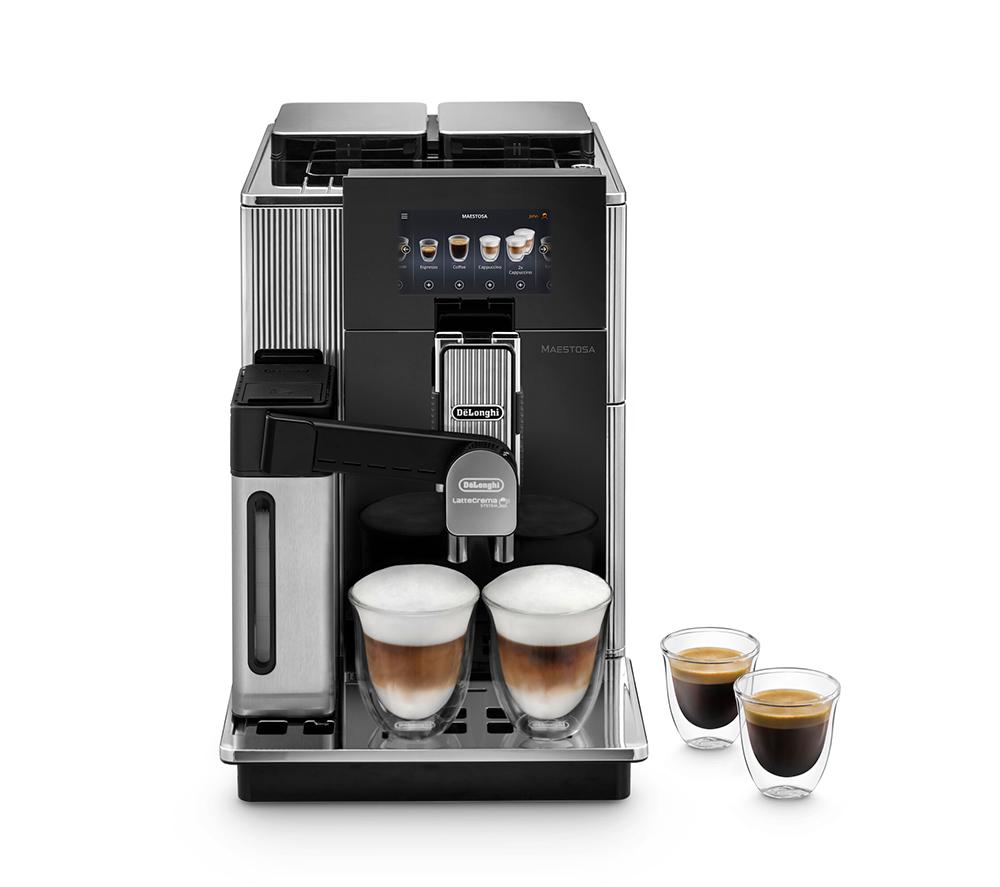 DELONGHI Maestosa Automatic EPAM960.75GLM Smart Bean to Cup Coffee Machine - Metal Black, Black