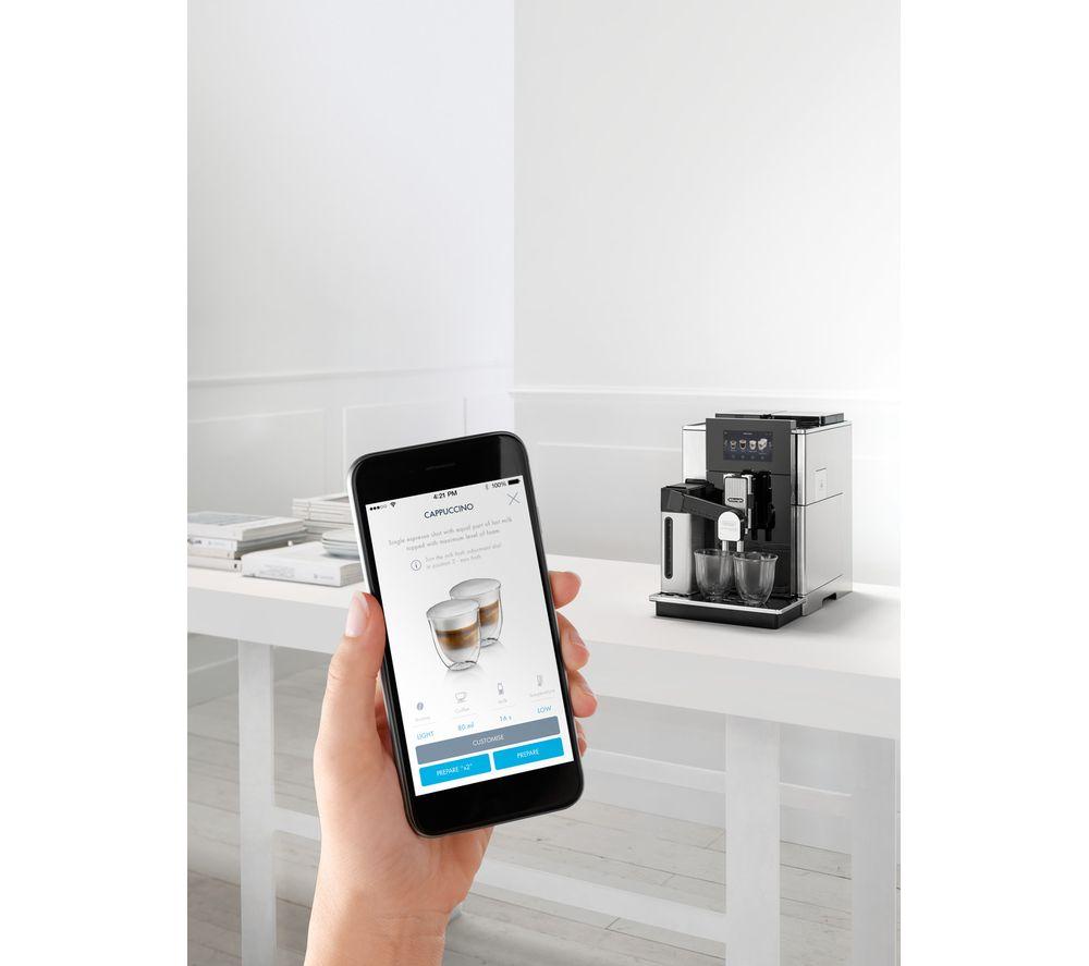 DELONGHI Maestosa Automatic EPAM960.75GLM Smart Bean to Cup Coffee Machine - Metal Black image number 10 of 19