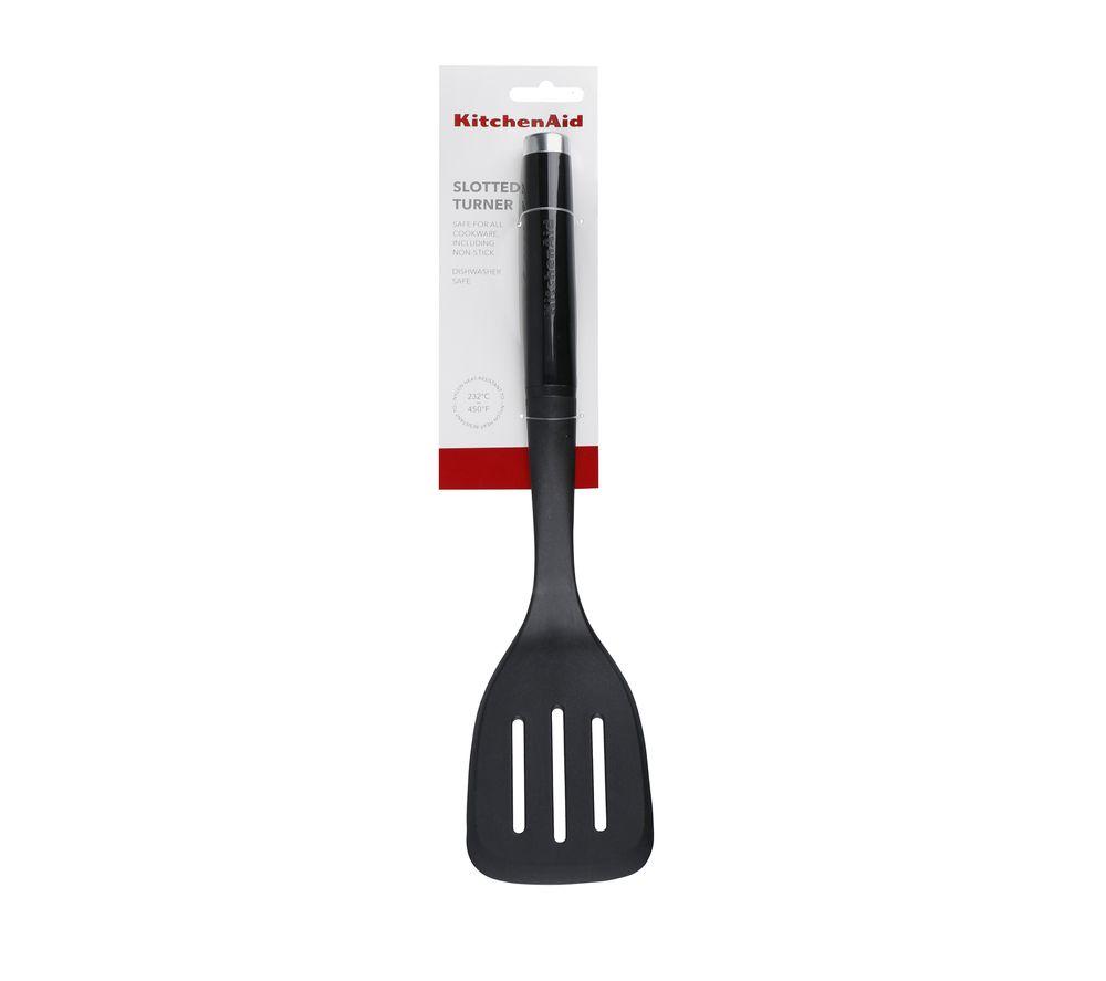 KITCHENAID Non-Stick Slotted Turner - Black image number 2 of 2