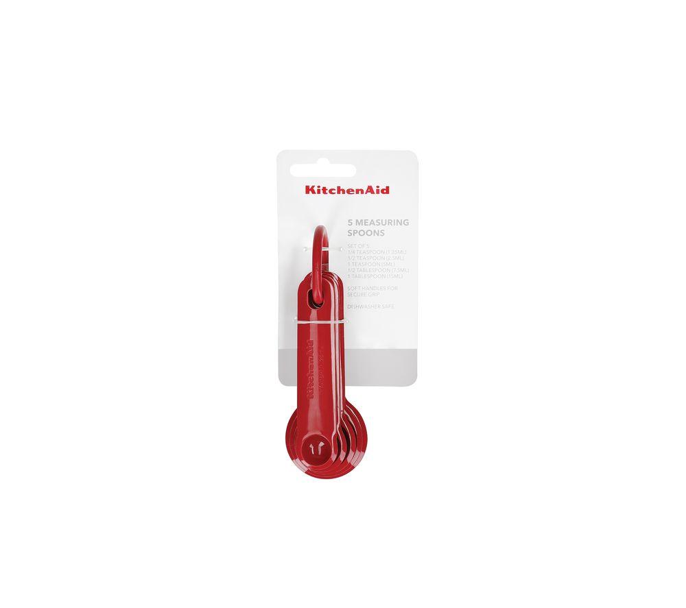 KITCHENAID 5-piece Measuring Spoon Set - Red image number 2 of 2