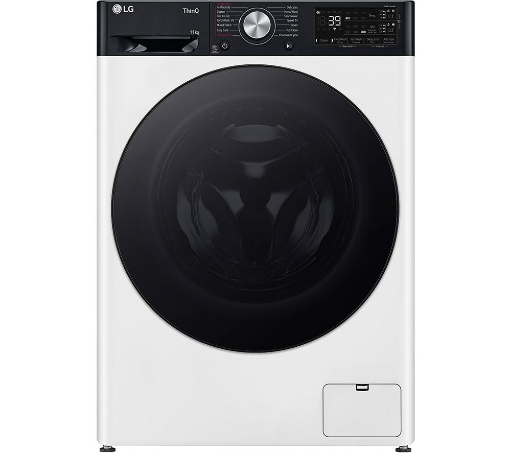 LG EZDispense F4Y711WBTA1 WiFi-enabled 11 kg 1400 Spin Washing Machine - White