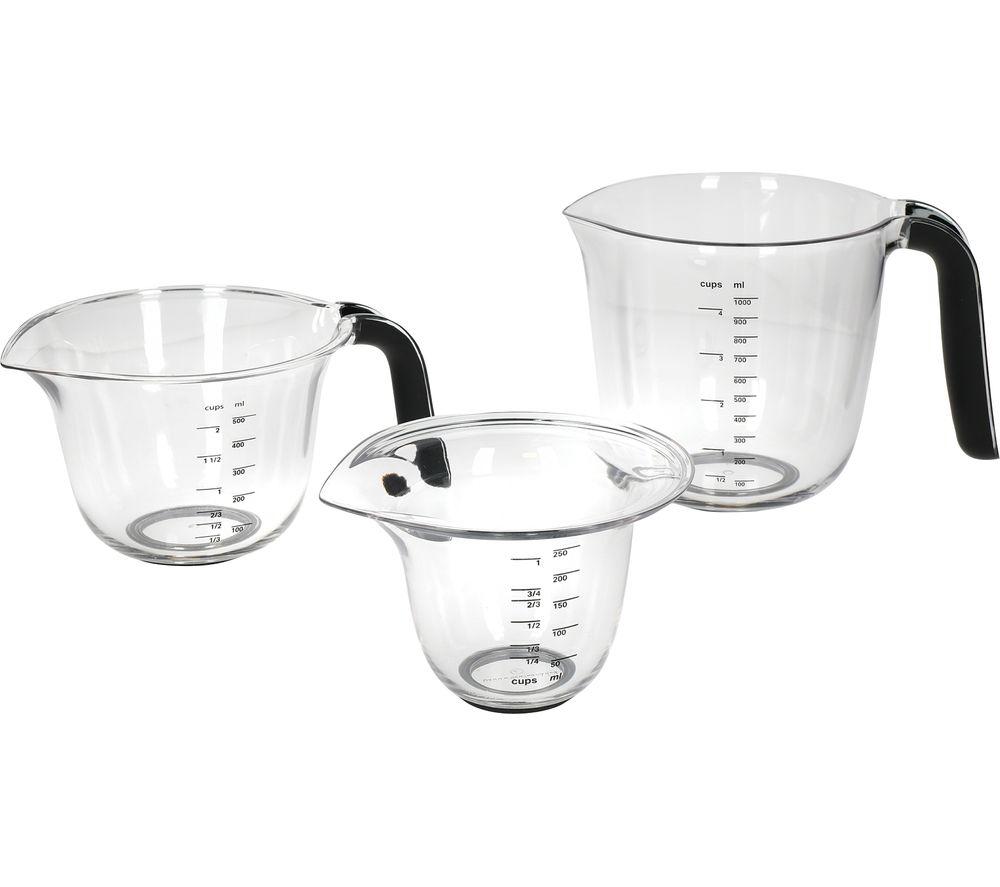 KITCHENAID 3-Piece Measuring Jug Set - Clear image number 2 of 2