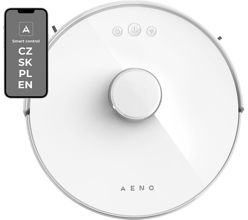 AENO RC2S Robot Vacuum Cleaner - White image number 3 of 5