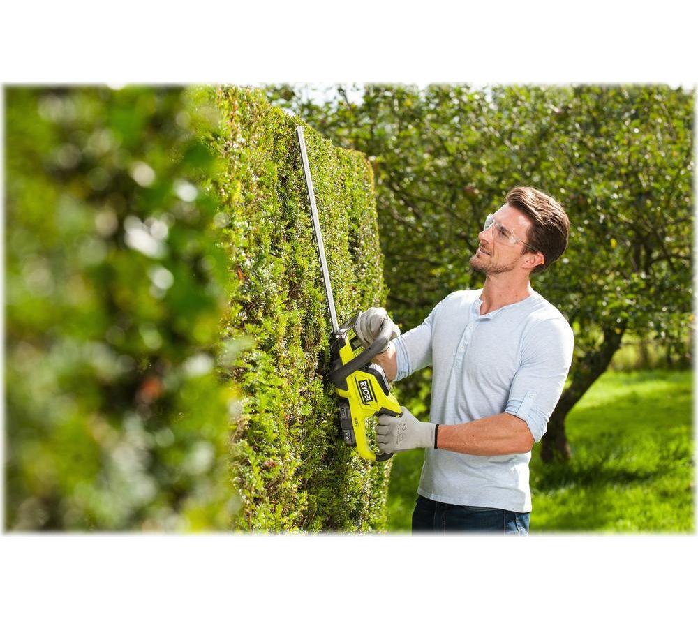 RYOBI 18V One+ OHT1845 Cordless Hedge Trimmer - Black & Yellow image number 4 of 4