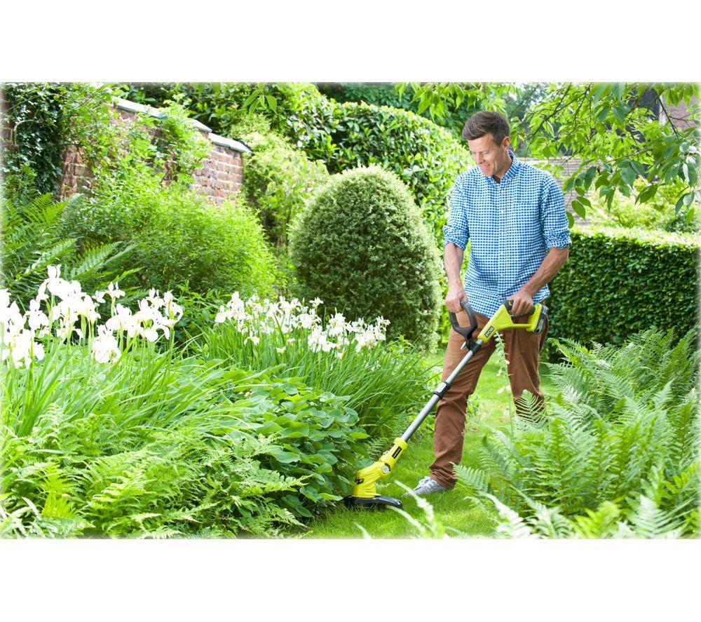 RYOBI 18V One+ OLT1832 Cordless Grass Trimmer - Yellow image number 3 of 6