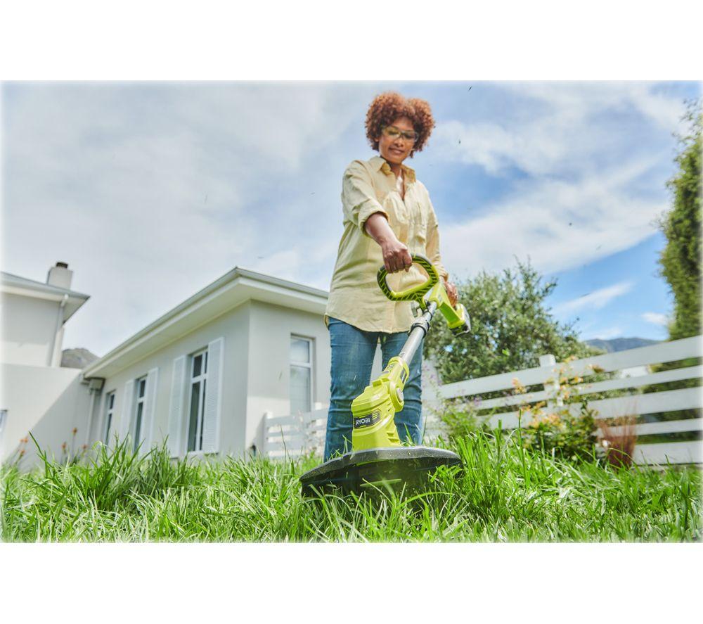 RYOBI 18V One+ OLT1832 Cordless Grass Trimmer - Yellow image number 6 of 6