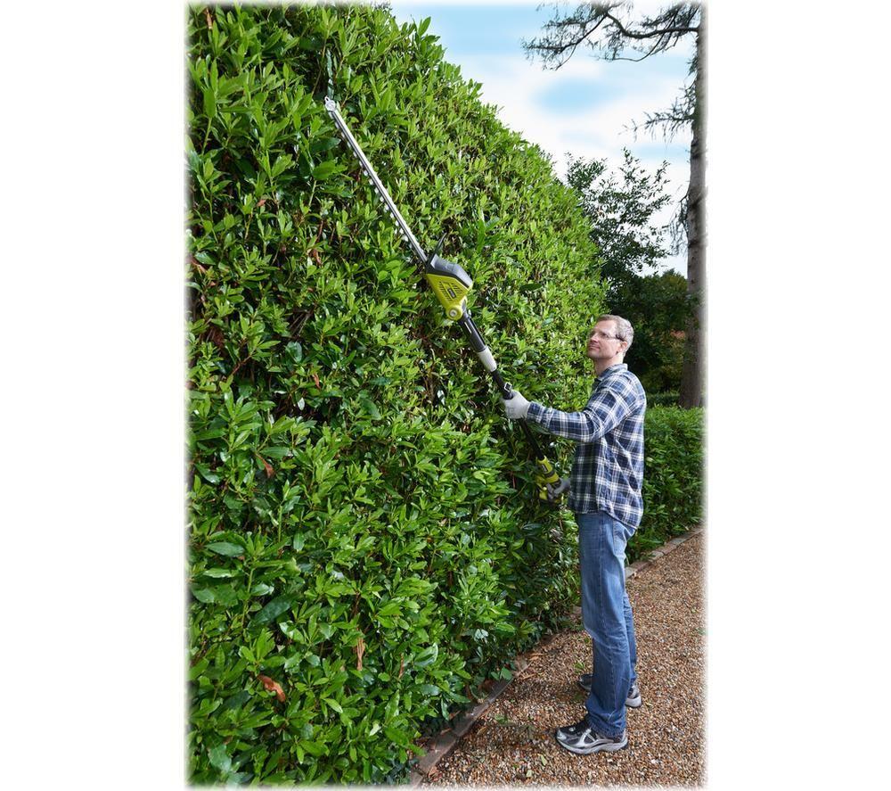RYOBI 18V One+ OPT1845 Cordless Pole Hedge Trimmer - Black & Yellow image number 4 of 6