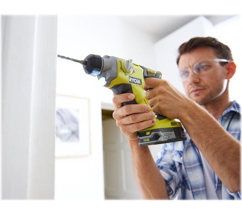 RYOBI One+ R18SDS-0 18V SDS+ Cordless Rotary Hammer Drill (Bare Tool) image number 6 of 8