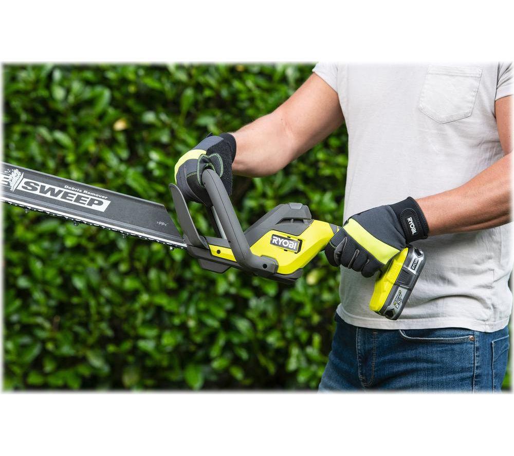 RYOBI 18V One+ RY18HT55A-0 Cordless Hedge Trimmer - Yellow & Black image number 3 of 6
