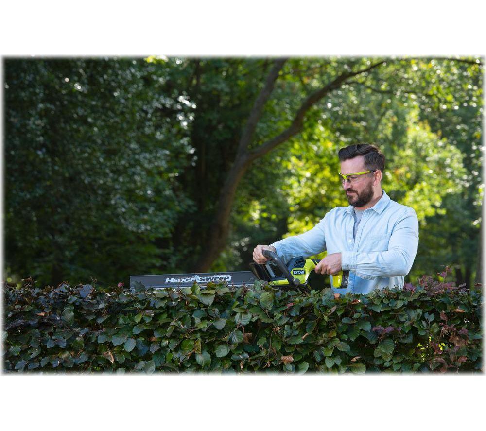 RYOBI 18V One+ RY18HT55A-0 Cordless Hedge Trimmer - Yellow & Black image number 4 of 6